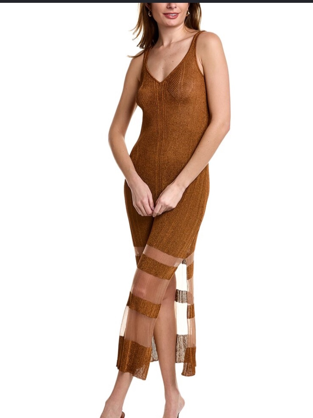 Ted Baker Kalara Metallic Mesh Kalara Midi / Maxi Dress 2